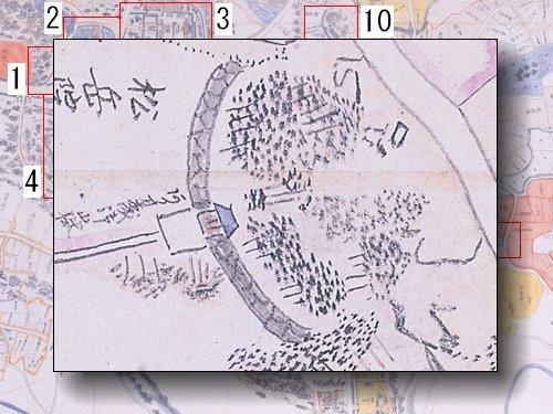 あかず森御嶽の部分拡大図