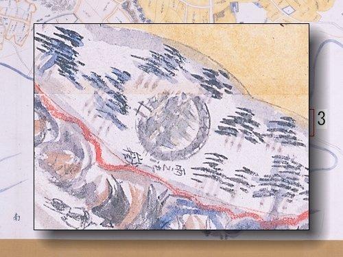 雨乞御嶽の部分拡大図