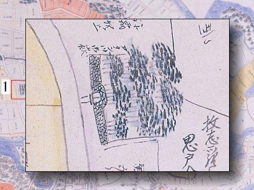 安谷川御嶽の部分拡大図