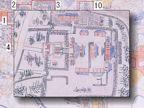 円覚寺の部分拡大図