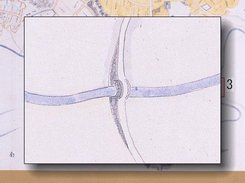 ヒジ川橋の部分拡大図