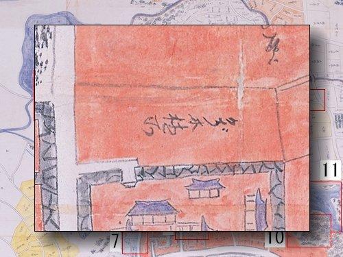 梶木植所の部分拡大図