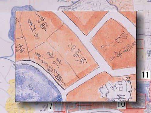 山川紙漉所の部分拡大図