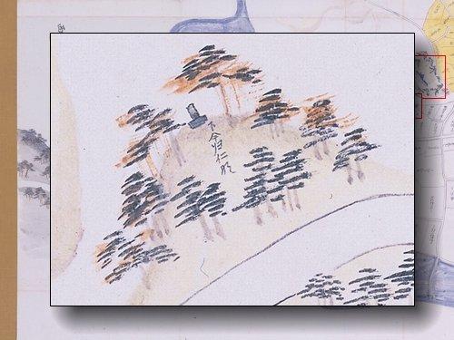 官松嶺の部分拡大図