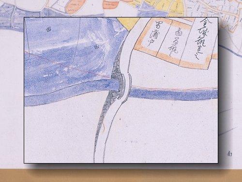 真玉道と金城橋の部分拡大図