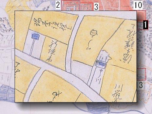 仲之川の部分拡大図