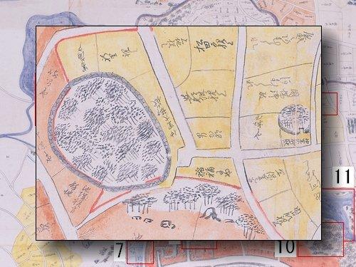 仲里御嶽の部分拡大図