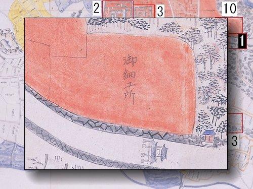 御細工所の部分拡大図