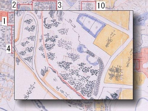 崎山御嶽の部分拡大図