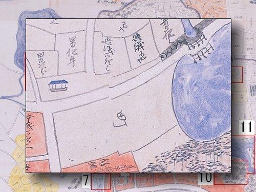 首里町の部分拡大図
