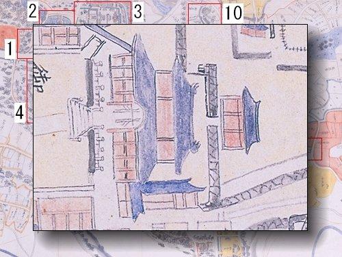 首里城（正殿）の部分拡大図