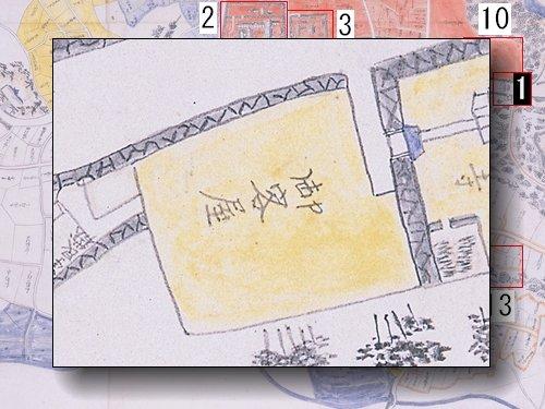 御客屋の部分拡大図