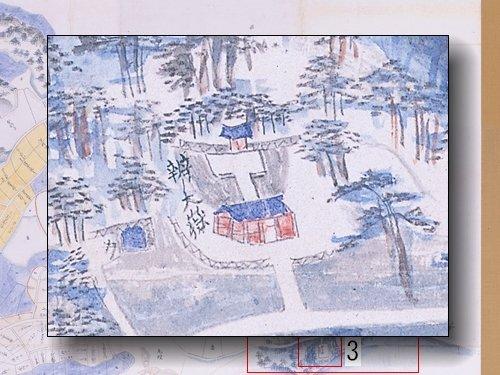 弁之大嶽の部分拡大図