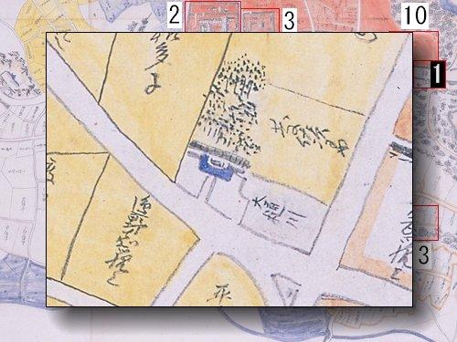 大樋川の部分拡大図