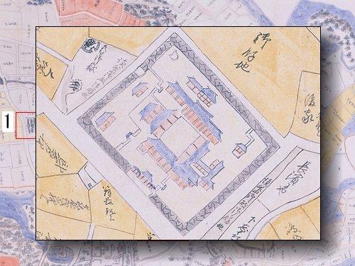 読谷山御殿の部分拡大図